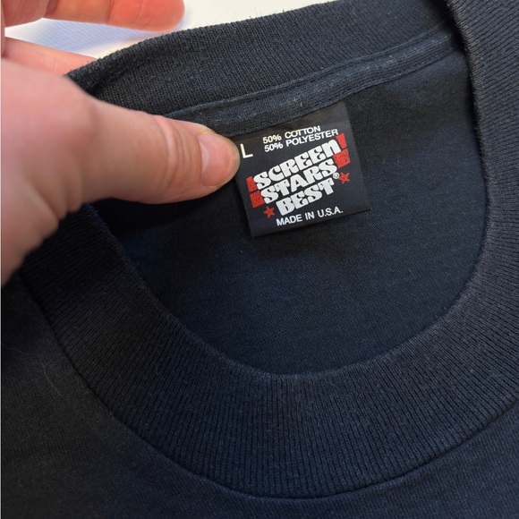 Vintage 1990 Sturgis Motor Classic Black Graphic Tee - Picture 5 of 5